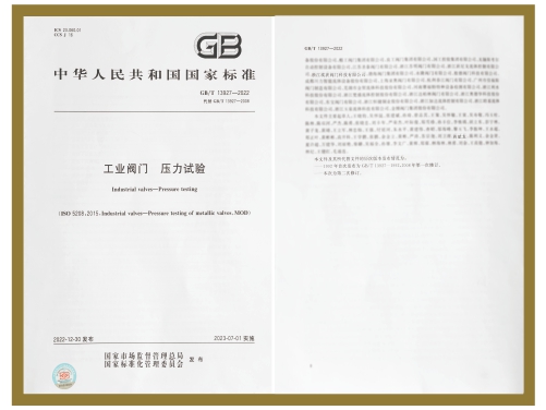 工业阀门压力试验
